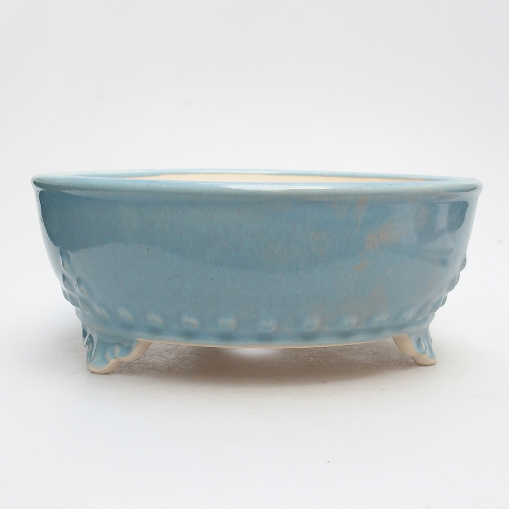 Schale 21 x 21 x 8,5 cm blau