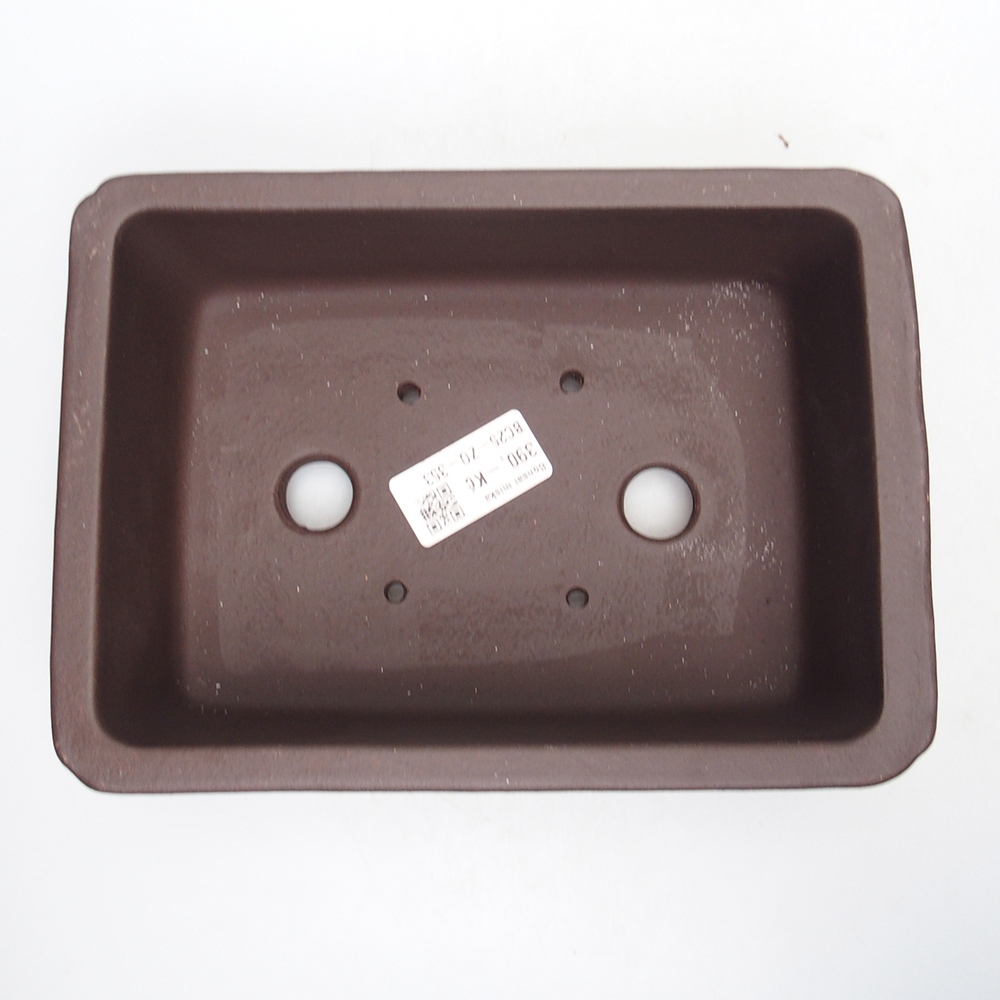 Schale 19 x 14 x 6,5 cm braun