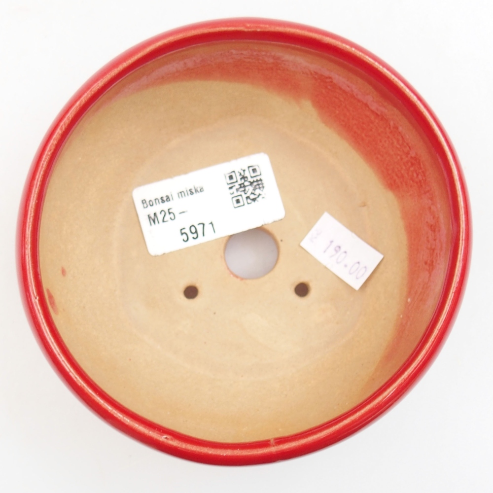 Bonsaischale aus Keramik 15,5 x 12 x 6 cm, Farbe blau