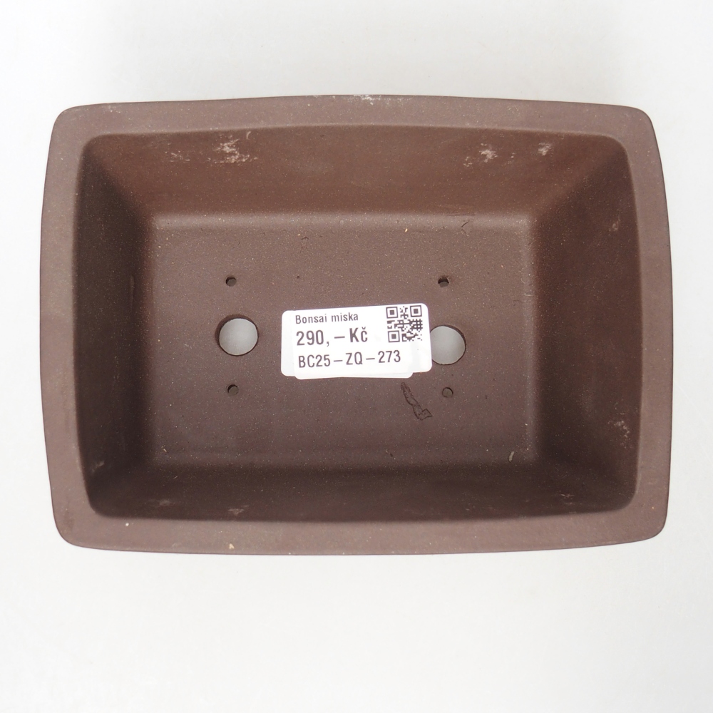 Schale 15,5 x 11,5 x 6,5 cm braun