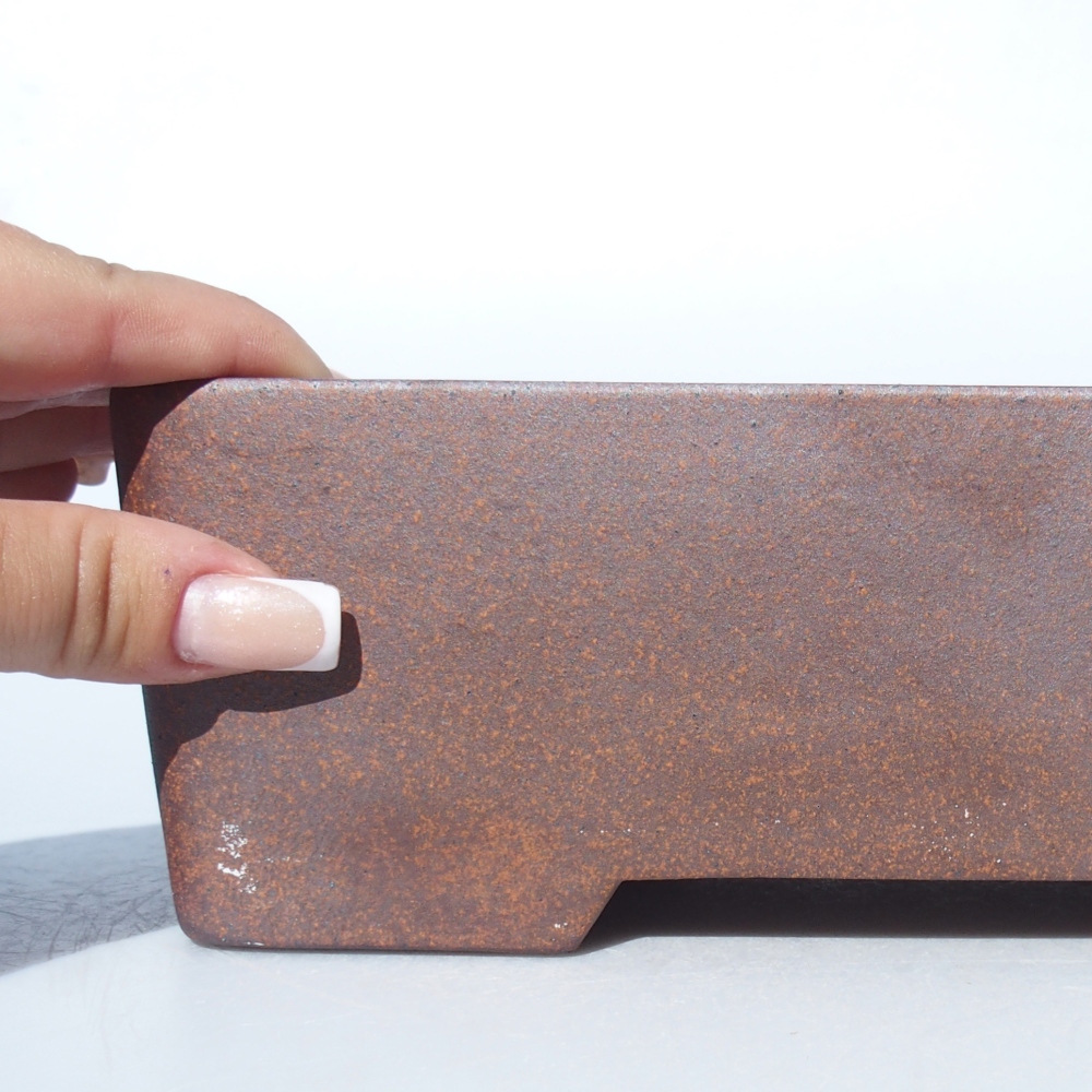 Schale 23 x 14 x 7 cm braun