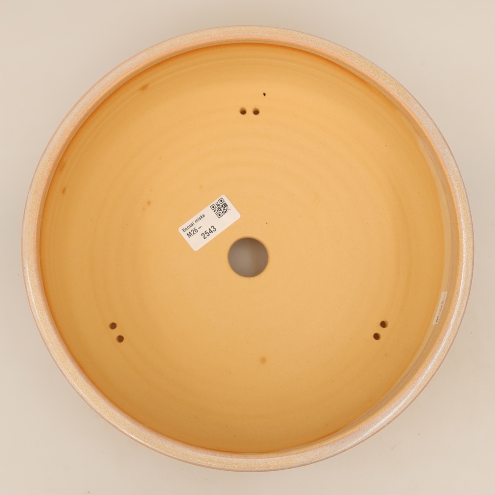 Keramik-Bonsai-Schale 27 x 27 x 7 cm, Farbe: Beige
