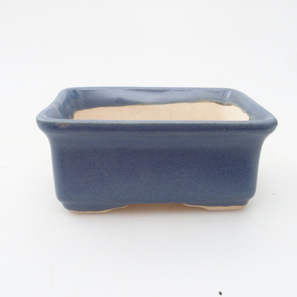 Mini-Bonsaischale 8 x 6 x 3,5 cm, Farbe blau