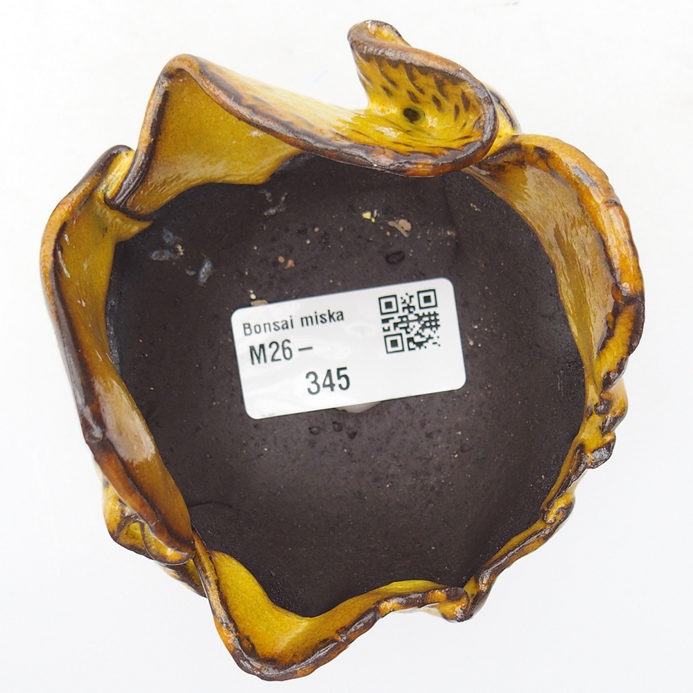 Keramische Schale 8,5 x 7,5 x 7 cm , Farbe gelb