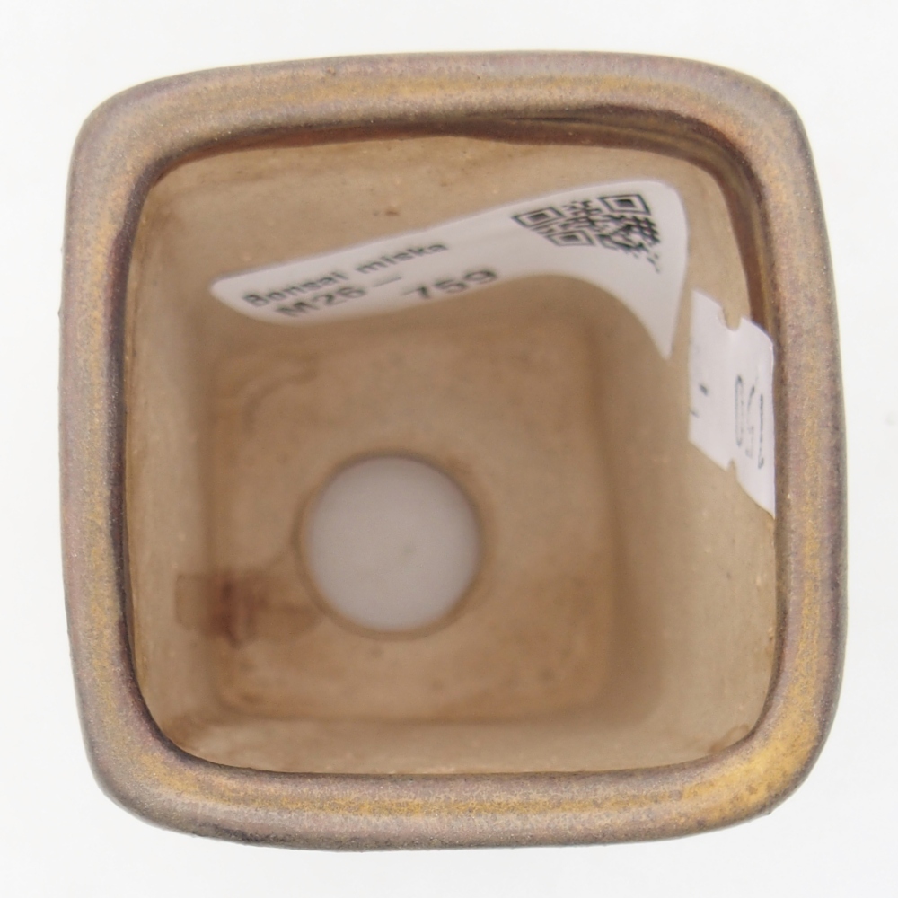 Bonsaischale aus Keramik 5 x 5 x 6,5 cm, braun