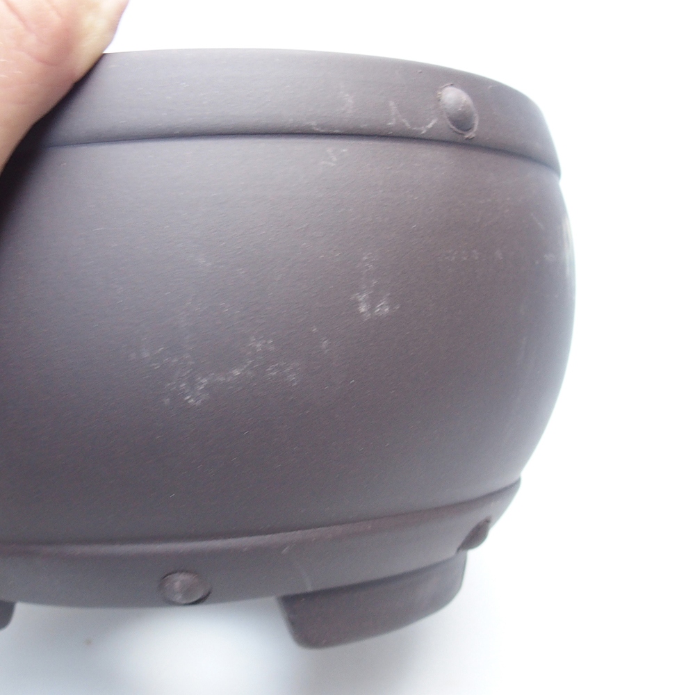 Schale 19 x 19 x 11,5 cm schwarz