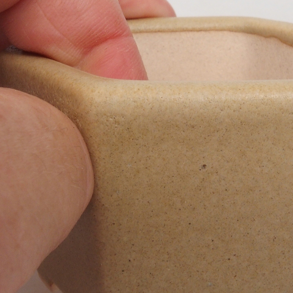 Mini-Bonsaischale 6,5 x 6 x 4 cm, braun