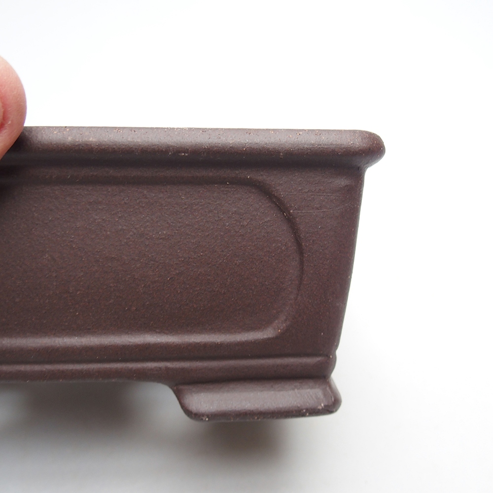 Schale 16 x 12 x 6 cm braun