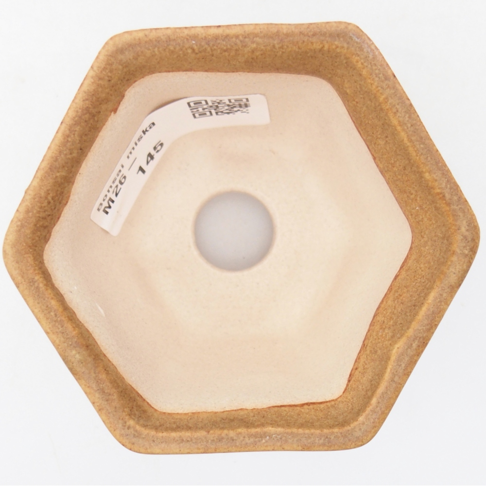 Mini-Bonsaischale 7,5 x 6,5 x 5 cm, braun