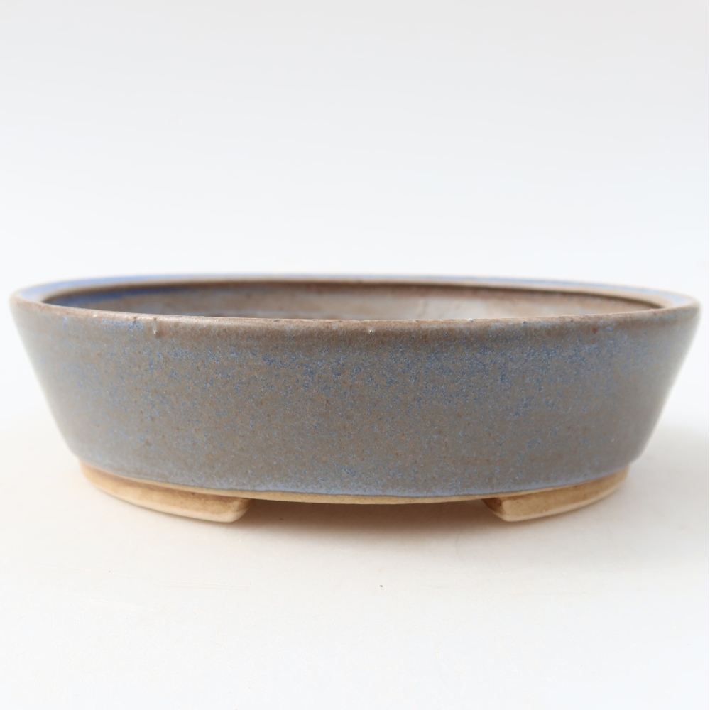 Keramik-Bonsai-Schale 15 x 14 x 4 cm, Farbe: Blau