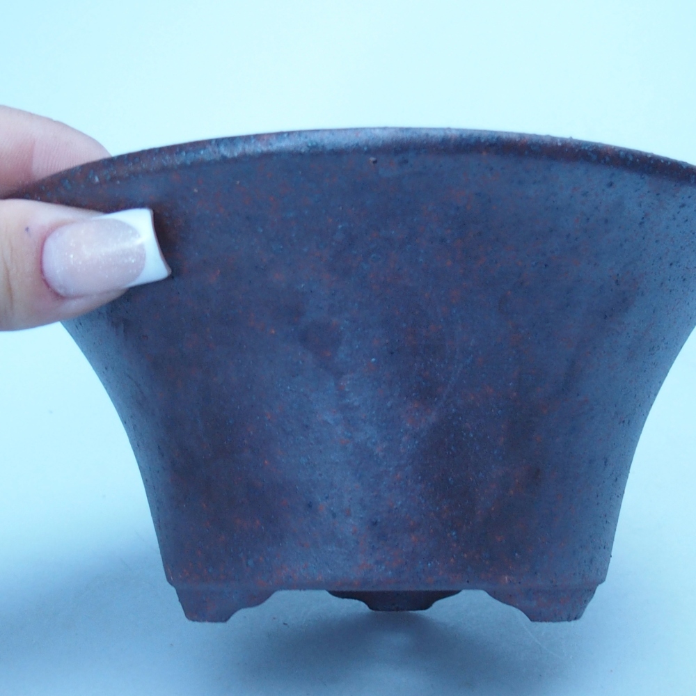 Schale 15 x 15 x 7 cm braun