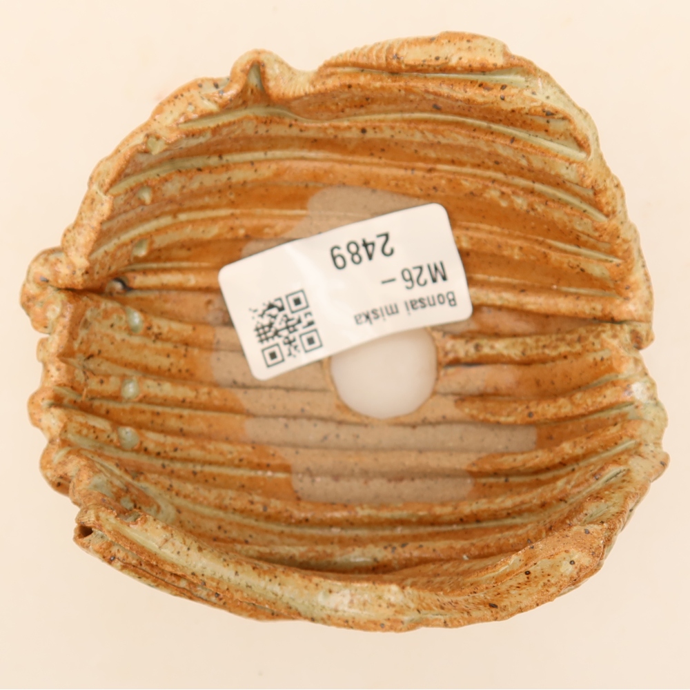 Keramikschale 9 x 8,5 x 5,5 cm , Farbe beige