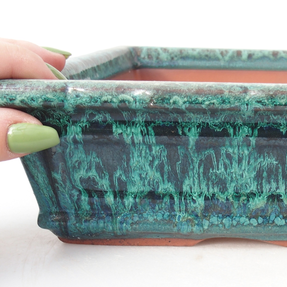 Schale 32 x 22,5 x 7 cm blau