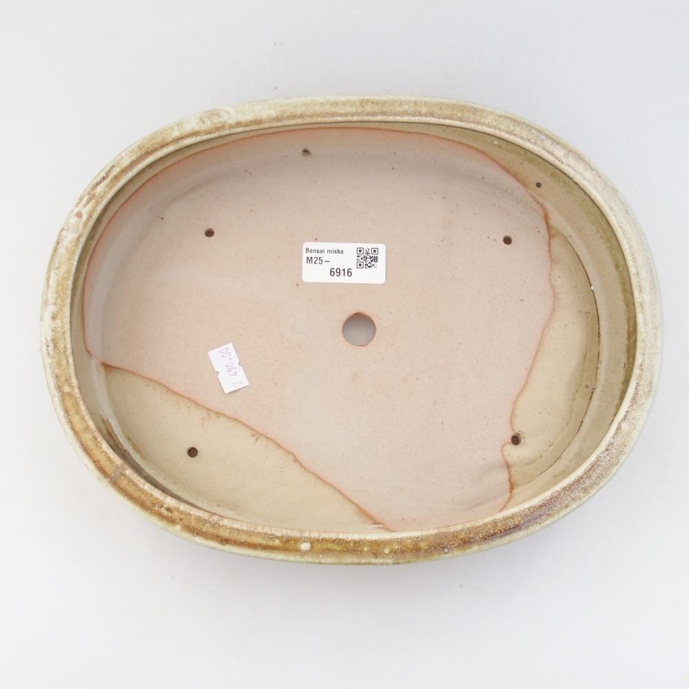 Bonsaischale aus Keramik 27 x 21 x 5 cm, grün