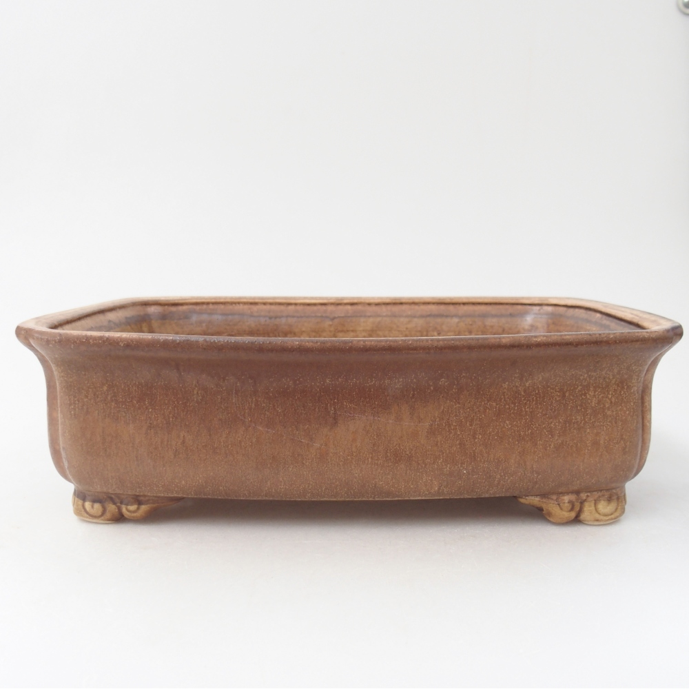 Bonsaischale aus Keramik 25 x 20 x 7 cm, rosa