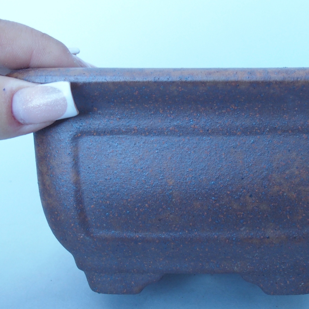 Schale 13,5 x 13,5 x 8 cm braun