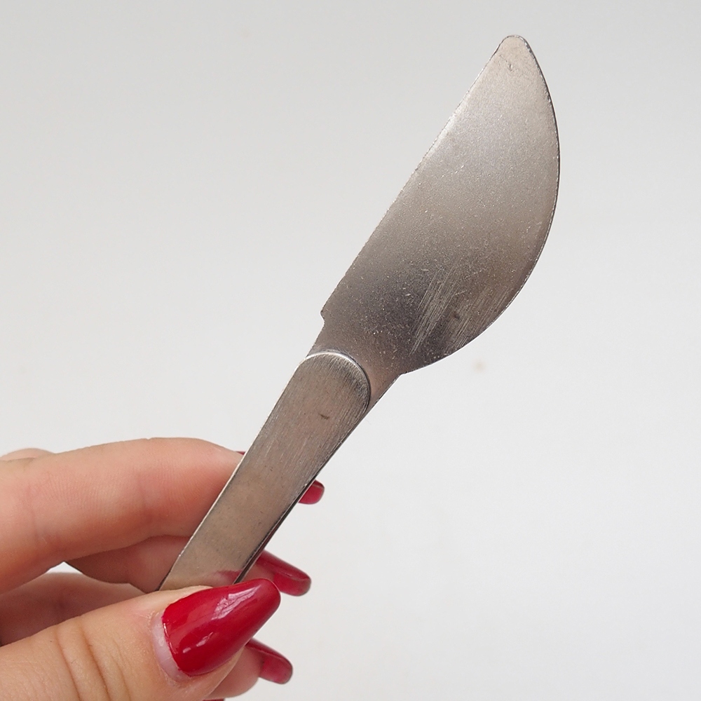 Spatel und Pinzette 22 cm - rostfreier Stahl