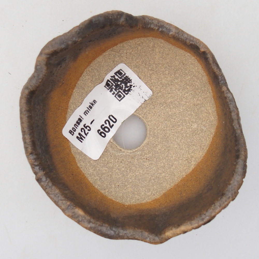 Keramische Schale 8,5 x 8,5 x 7 cm , Farbe braun