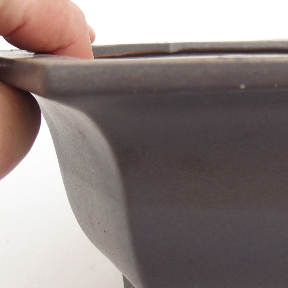 Bonsaischale aus Keramik 18 x 16 x 9 cm, grün