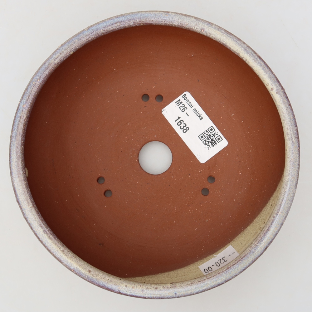 Keramik-Bonsai-Schale, 14,5 x 14,5 x 5 cm, Farbe: Blau