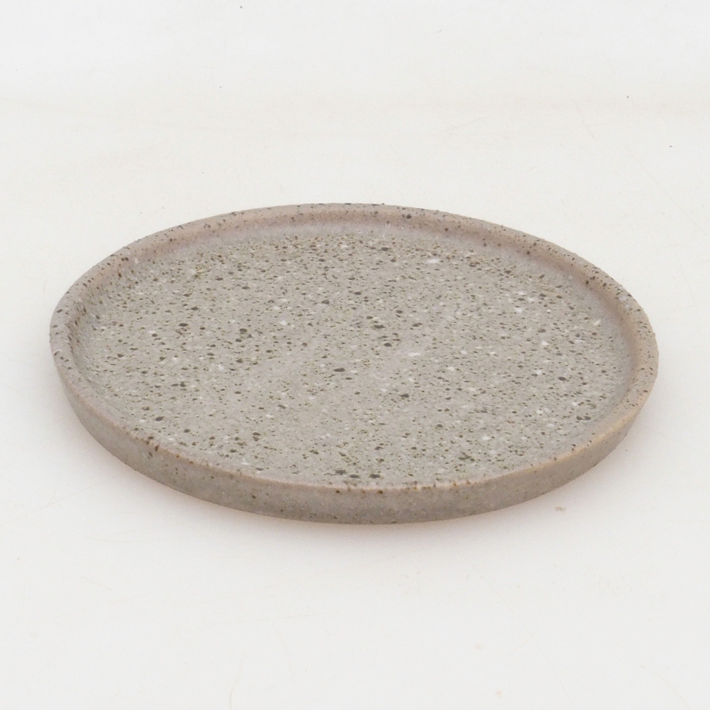 Runde Bonsai-Konsole D6-M - 11 x 11 x 1 cm - beige