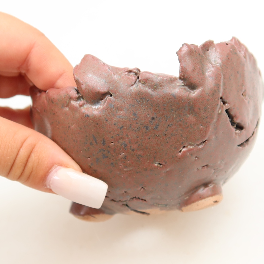 Keramikschale  10,5 x 10,5 x 6 cm, Farbe: Rosa
