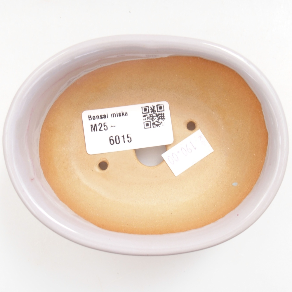 Bonsaischale aus Keramik 15,5 x 12 x 6 cm, Farbe blau