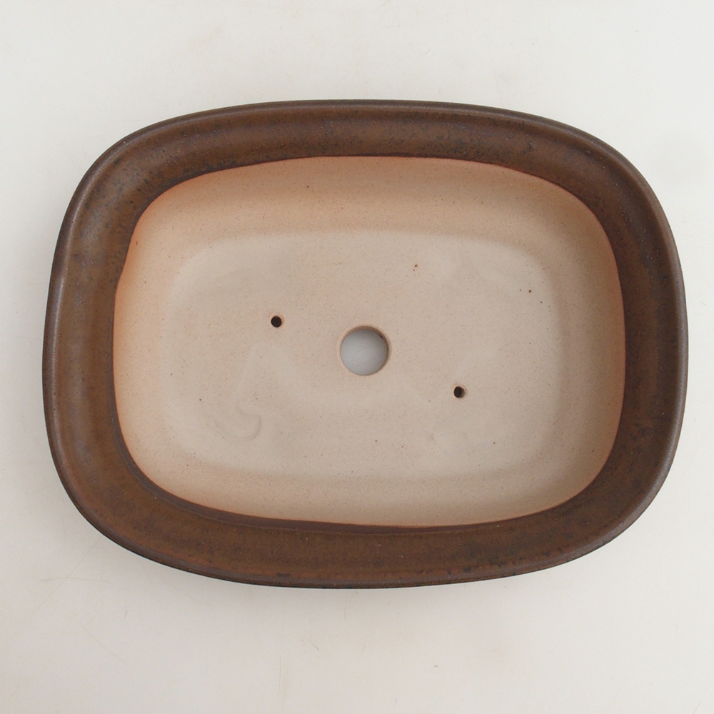 Bonsaischale H25 - 23 x 17 x 5,5 cm - braun