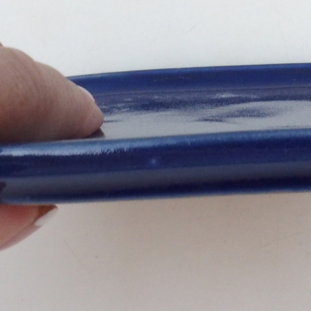 Keramikschale H37 -14,5 x 13 x 1 cm - blau