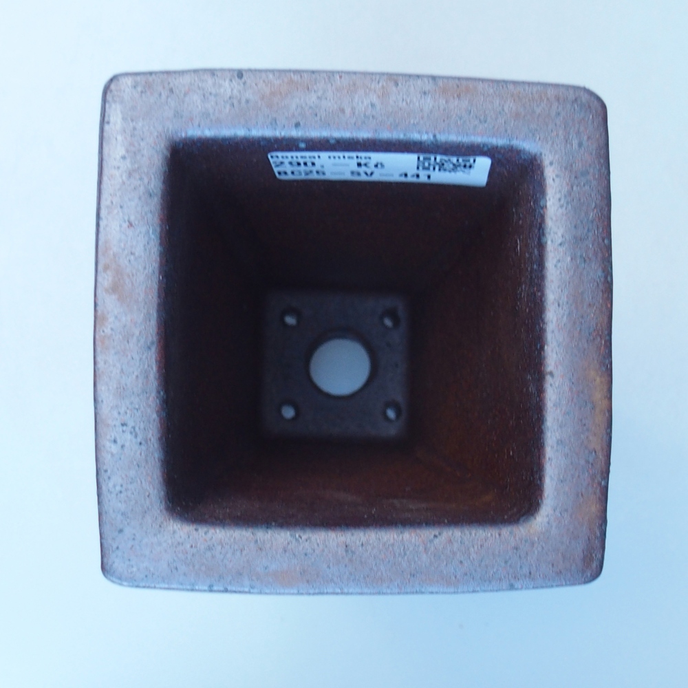 Schale 9 x 9 x 17,5 cm braun