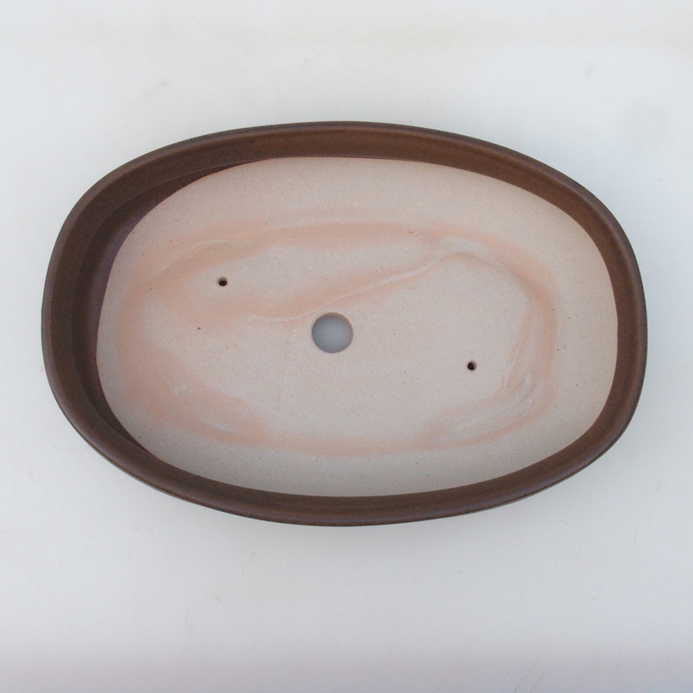 Bonsaischale H15 - 25,5 x 17,5 x 6 cm - braun