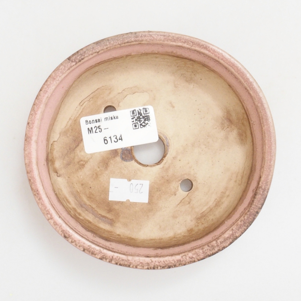 Bonsaischale aus Keramik 10 x 8,5 x 4 cm, braun