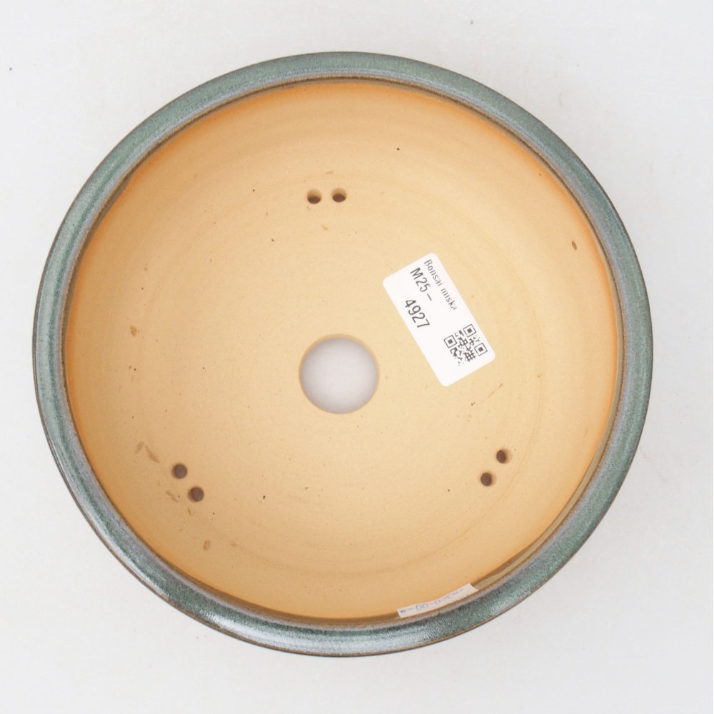 Bonsaischale aus Keramik 17 x 17 x 6 cm, grün