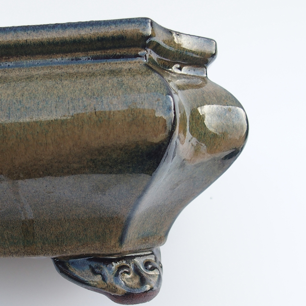 Schale 28 x 28 x 12,5 cm grau