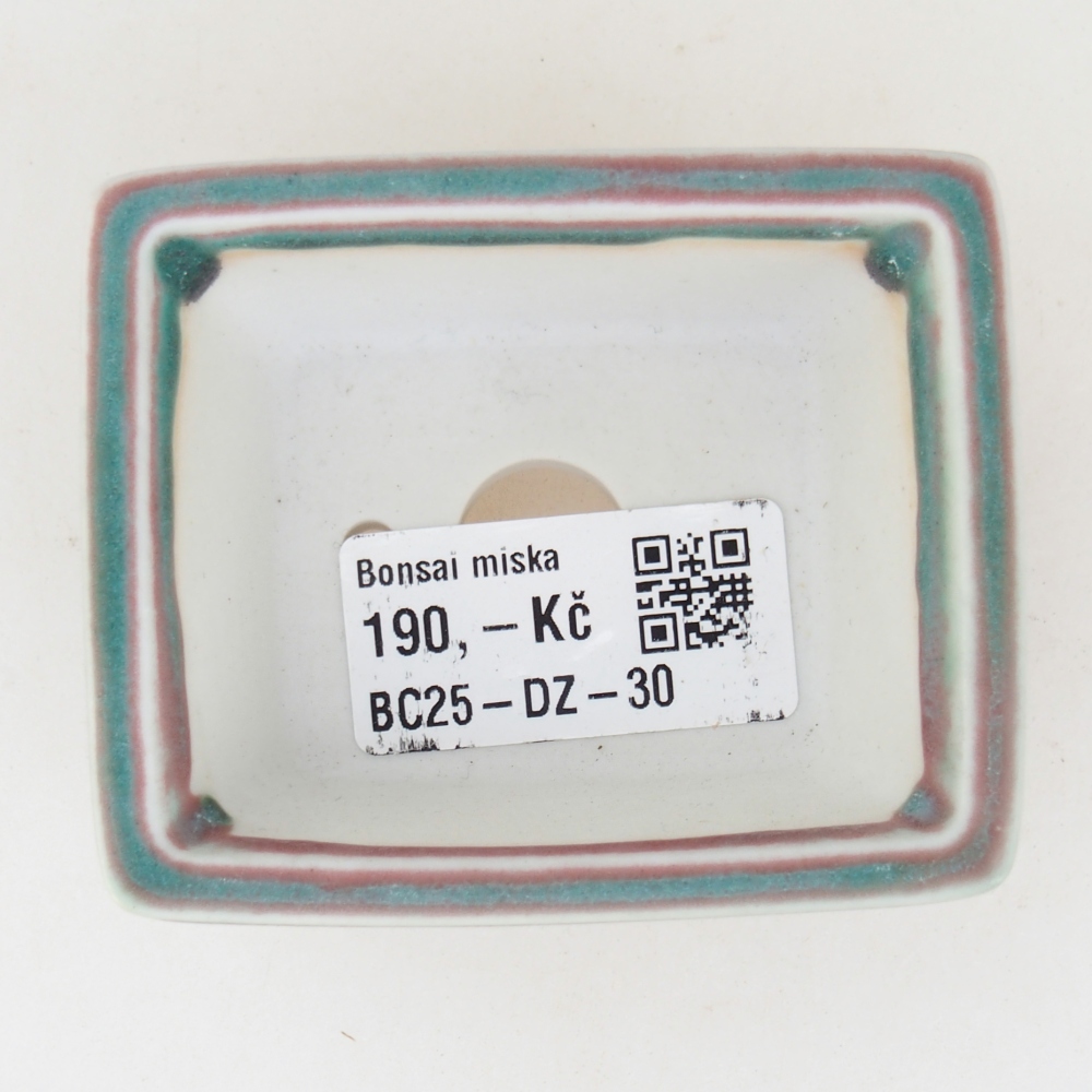 Mini-Bonsaischale 7,5 x 6 x 3 cm, grün