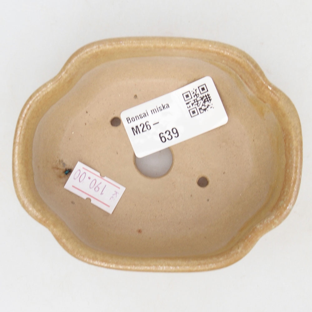 Bonsaischale aus Keramik 125 x 10 x 3 cm, braun