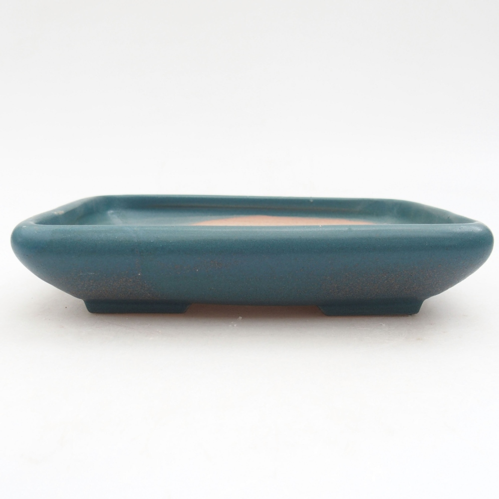 Bonsaischale aus Keramik 17 x 14 x 3,5 cm, Farbe blau