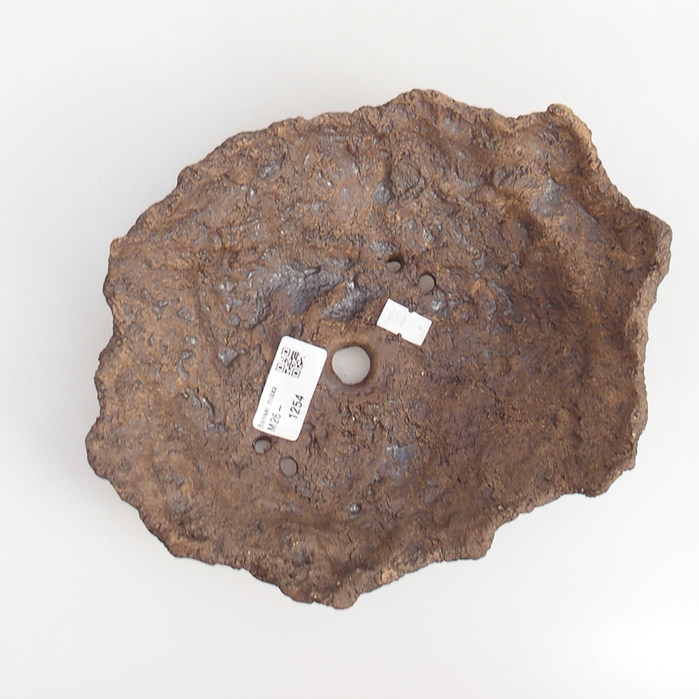 Keramikschale 20 x 14 x 7 cm , Farbe braun