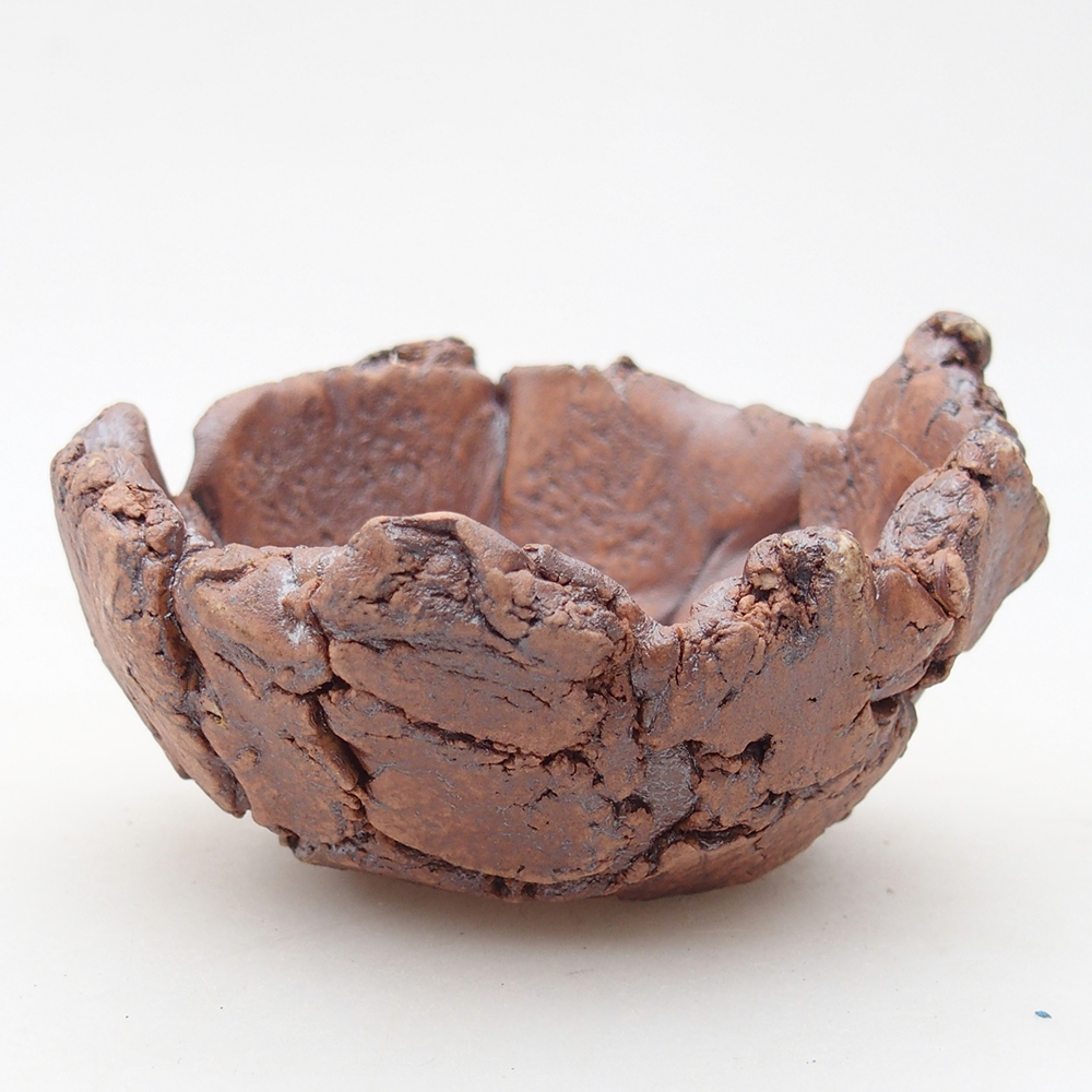 Keramische Schale 9 x 9 x 5,5 cm , Farbe braun