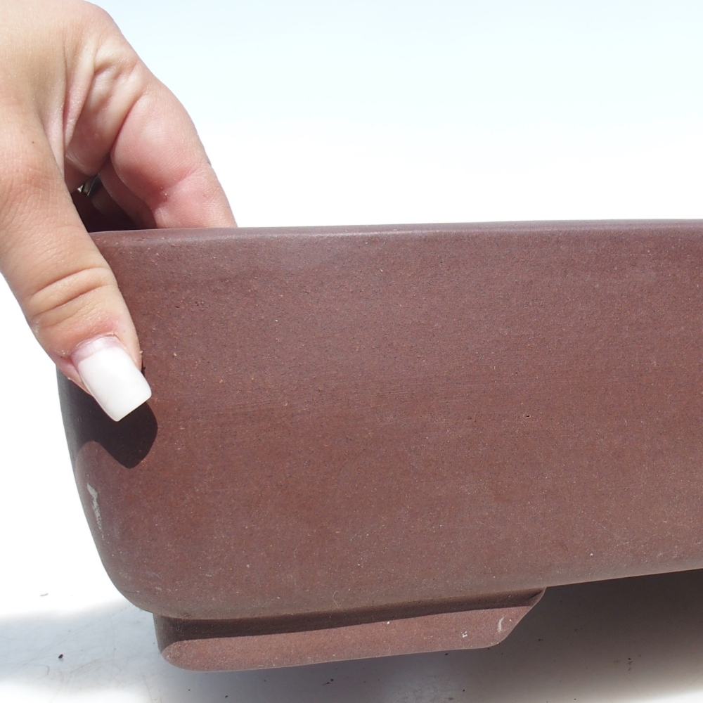 Bonsaischale 49 x 37,5 x 11 cm - braun