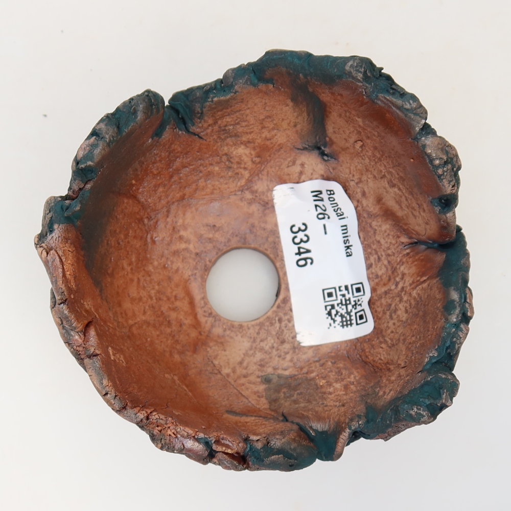 Keramikschale  9 x 8 x 5,5 cm, Farbe: grün