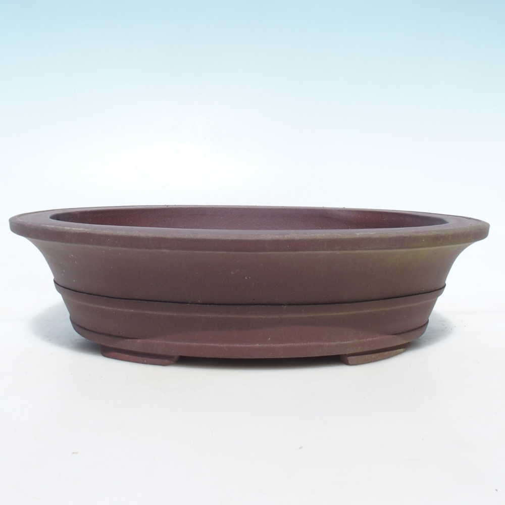 Bonsaischale 33 x 27 x 8,5 cm Birke braun