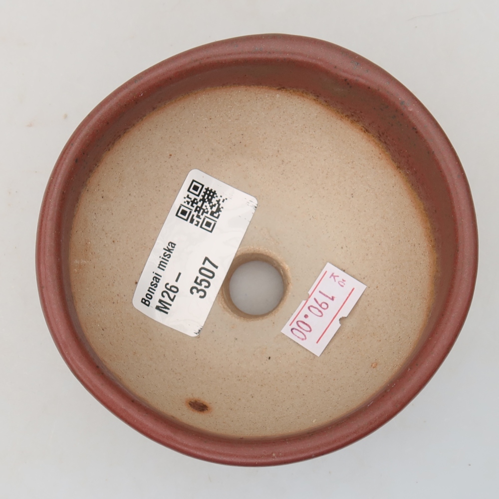Keramik-Bonsai-Schale 10 × 10 × 5 cm, Farbe: Rosa