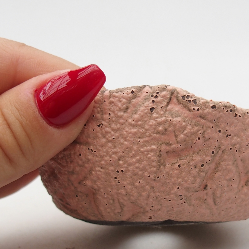 Keramikschale 9 x 8,5 x 4 cm , Farbe rosa