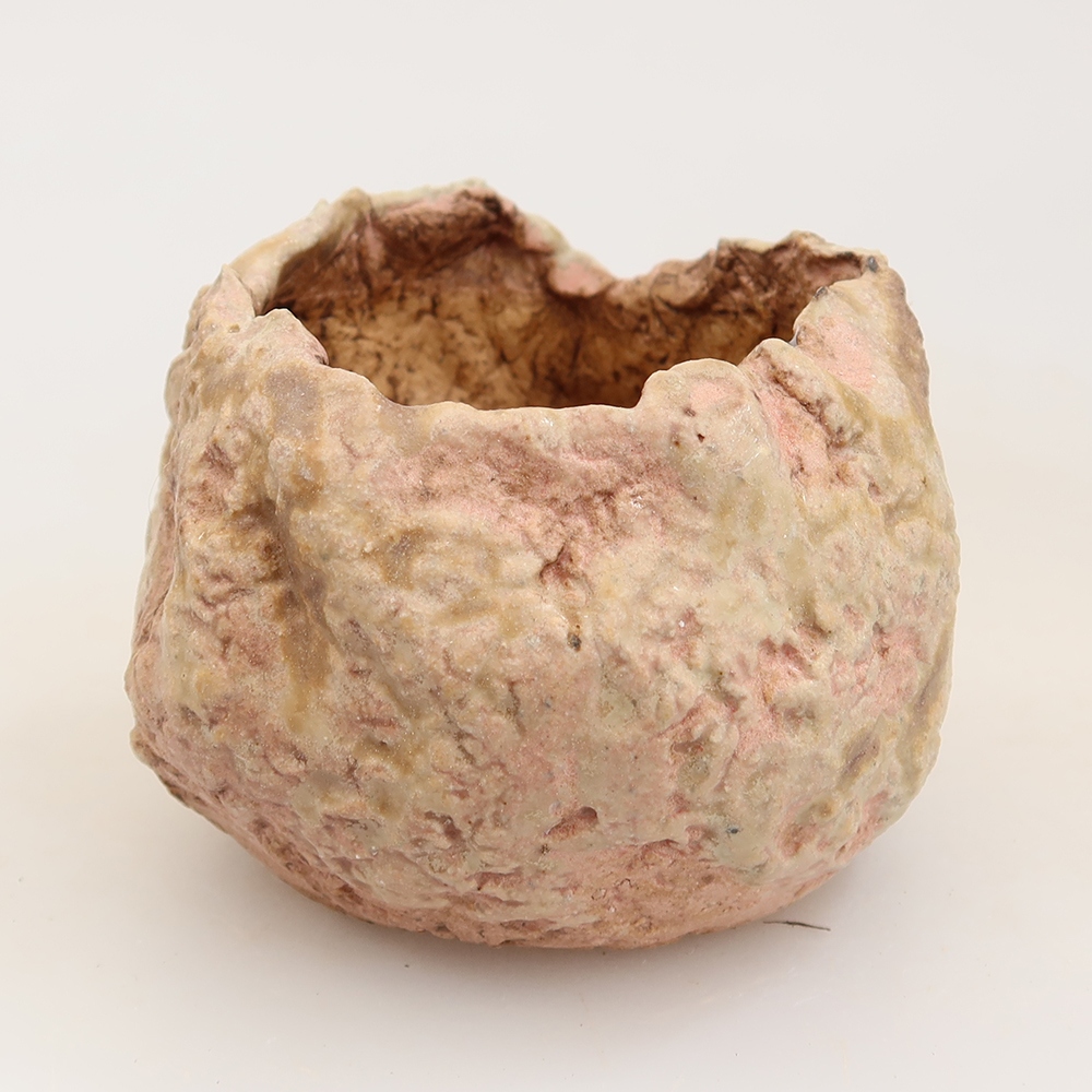 Keramische Muschel 5 x 5 x 6 cm , Farbe rosa