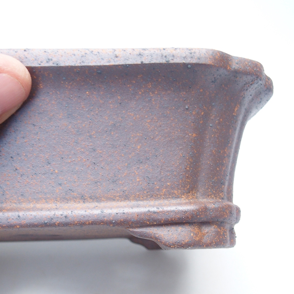 Schale 21 x 18 x 6,5 cm braun