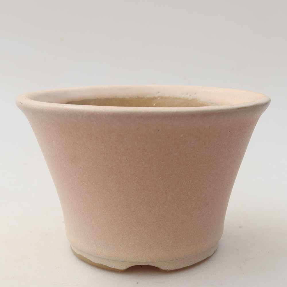 Keramik-Bonsai-Schale 11 x 11 x 7 cm, Farbe: Rosa