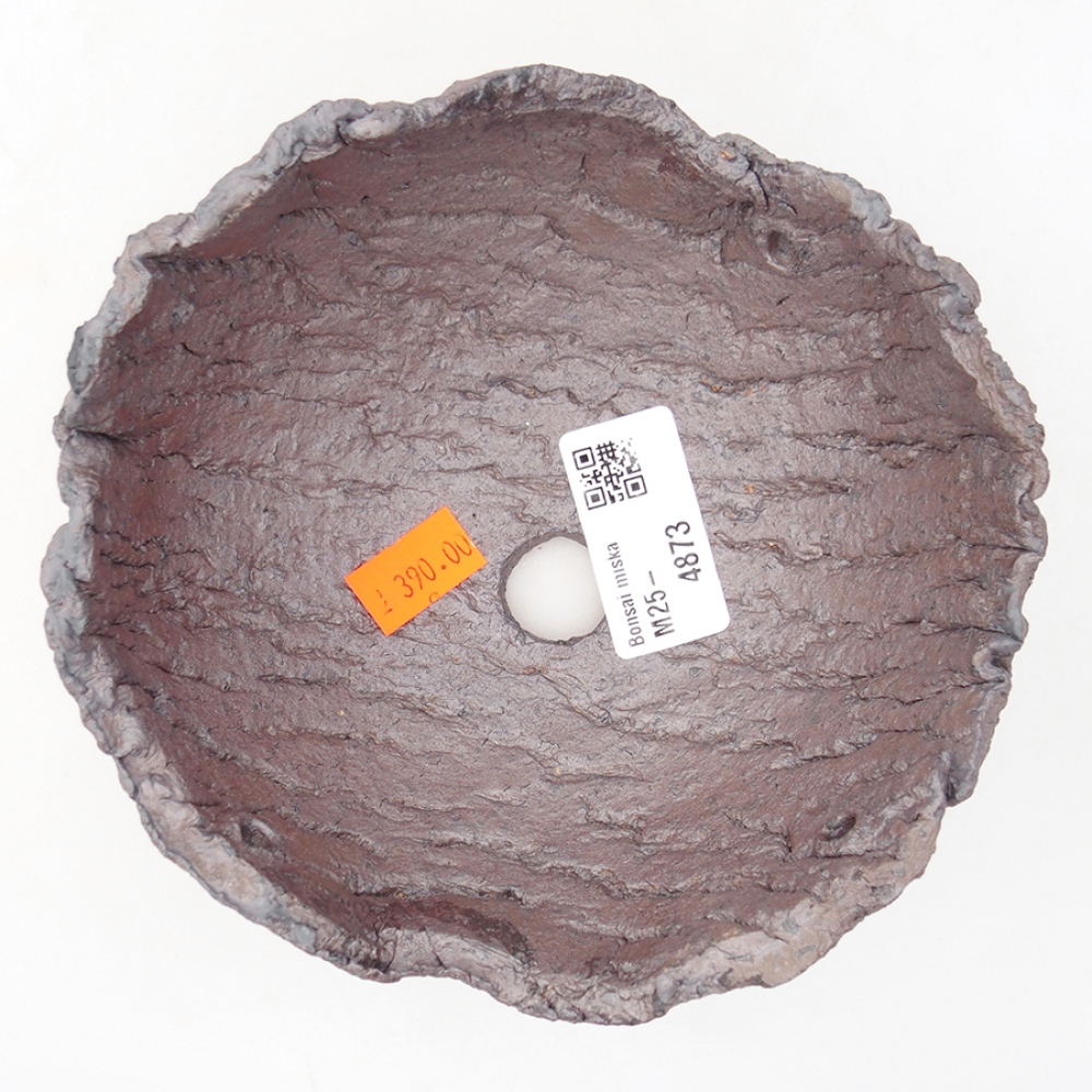 Keramikschale 14 x 13 x 13 cm , Metallic-Farbe