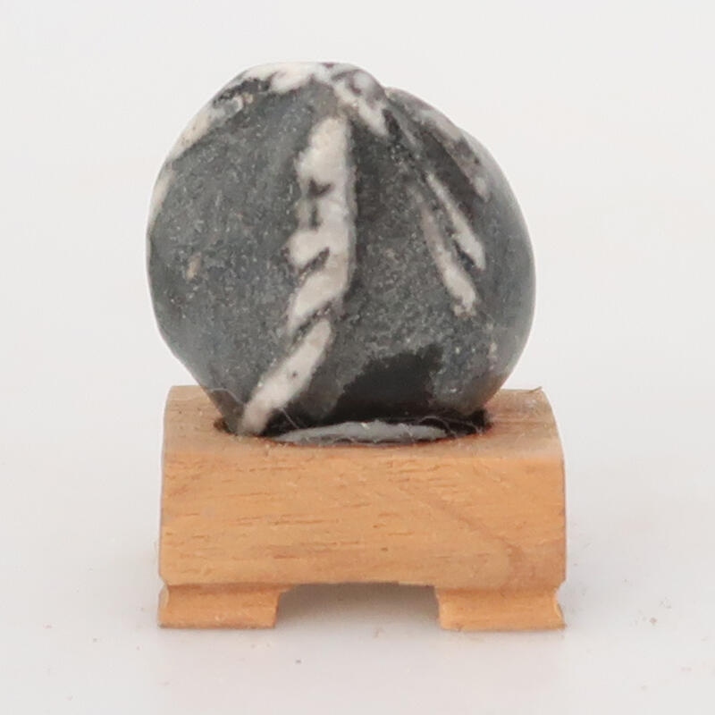 Suiseki - Stein mit DAI (Holzsockel)