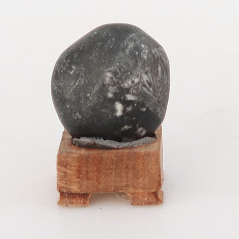 Suiseki - Stein mit DAI (Holzsockel)